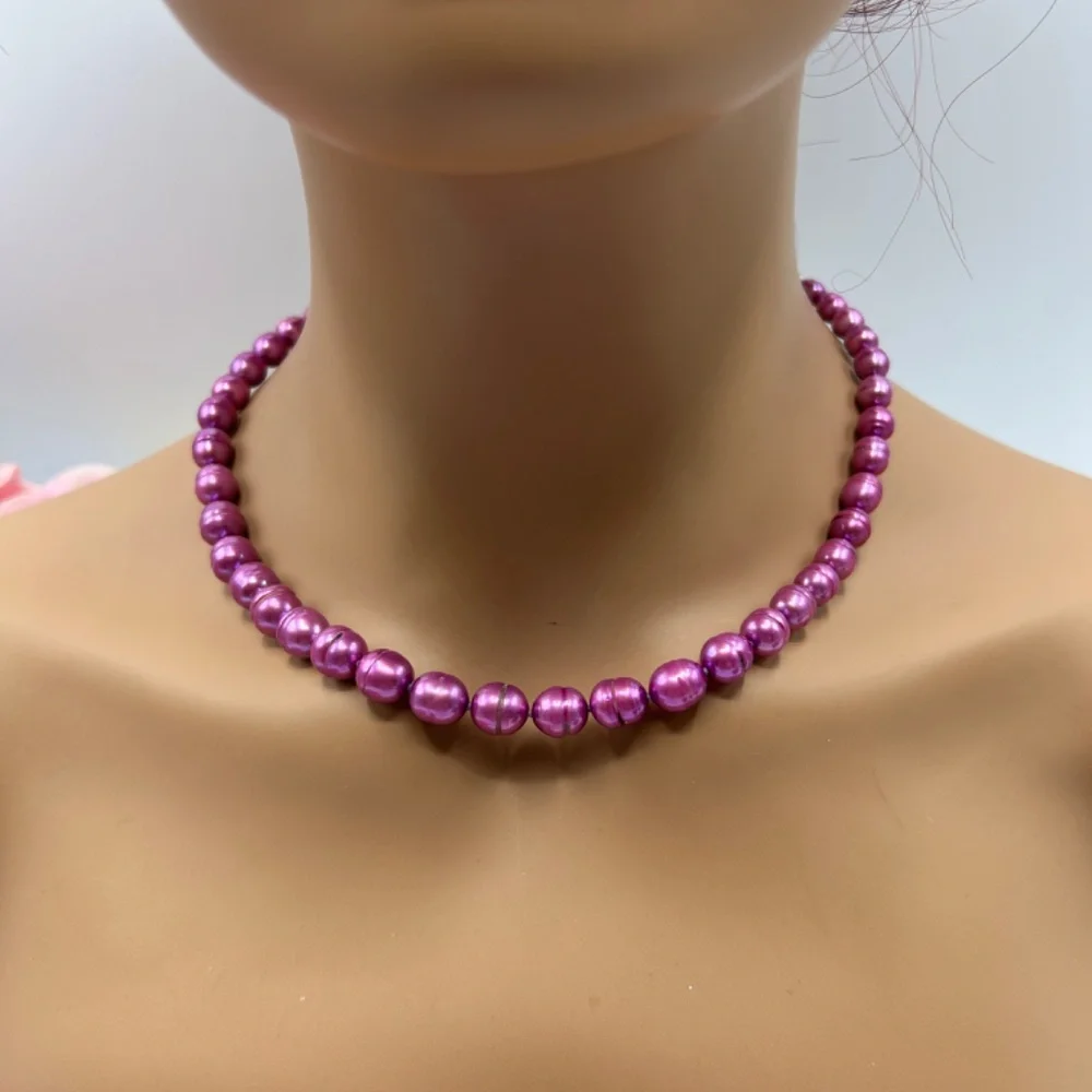 Honora Pink Pearl Jewelry Set – Necklace, 3 Bracelets & Earrings - Picture 2 of 6